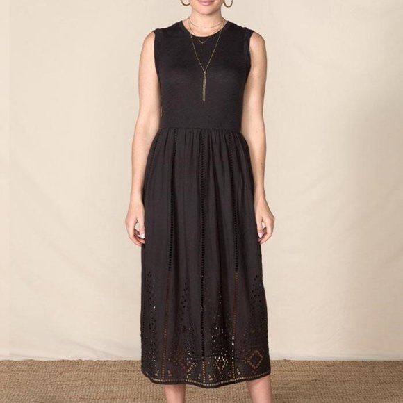 Matilda Jane Dresses & Skirts - Large Sundial Woven Eyelet Midi Dress 2022